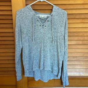TJ Maxx (Pink Rose) Grey long sleeve Size Small